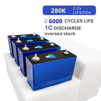 Cellules de batterie Lithium-Ion Phosphate de qualité A, 6000 cycles, EV 280AH, Lifepo4 3.2V, LF280K