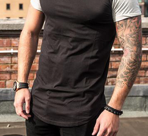 T-shirt à manches courtes personnalisé poids lourd 100% coton pour hommes de haute qualité avec logo personnalisé - Product Image 6