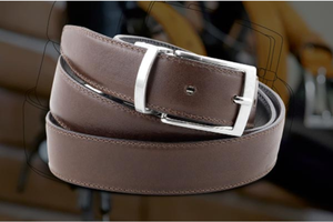 Ý Cao Cấp Top Chất Lượng 3.5Cm/1.37in Maroon Brown Suede Mens Thắt Lưng Sang Trọng Thương Hiệu Nổi Tiếng Bán 6 Cái Trong Một Hộp - Product Image 5