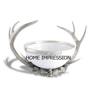 Polished Aluminium Fancy Modern Branches Design Decor <b>Disposable</b> Eco-Friendly <b>Platter</b> Bowl - Product Image 6