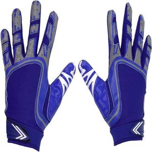 Gants de football américain personnalisés avec poignée collante Gants de sport respirants pour adolescents et adultes - Product Image 1