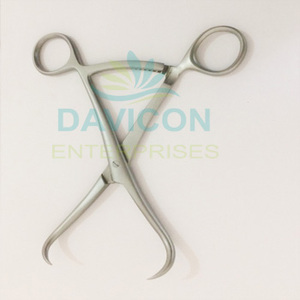 Instrumentos quirúrgicos de acero inoxidable, herramientas dermatológicas de zorro, pinzas de sujeción de hueso LEWIN dentadas de 18CM - Product Image 2