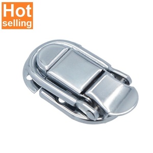 Petits raccords de verrouillage de loquet en métal nickel galvanisé HC265 de haute qualité pour le matériel de serrures de boîtier de beauté de caisse de haute qualité - Product Image 1