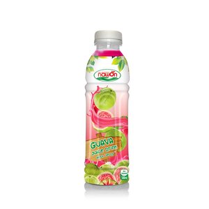 NAWON-bebida de jugo de guava en lata, bebida de jugo de guava rosa, jugo brillante, 500ml, Vietnam - Product Image 4