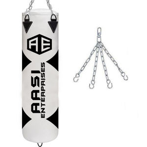 กระสอบทรายหนังแท้พร้อมโซ่เหล็กปรับน้ำหนักได้ ระบายอากาศได้ดีและสะดวกสบาย ขนาด 3 ฟุต-7 ฟุต - Product Image 5
