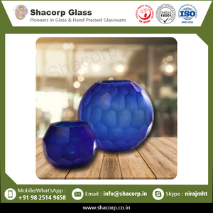 Vase en verre fait à la main, nouveau Design décoratif pour la maison, vente en gros - Product Image 2