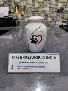 โกศใส่ศพสำหรับสัตว์เลี้ยงทำจากอะลูมิเนียมทันสมัยวาดด้วยมือรูปนางฟ้าพร้อมสายรัดอุ้งเท้าสัตว์เลี้ยงอุปกรณ์สำหรับงานศพ - Product Image 4