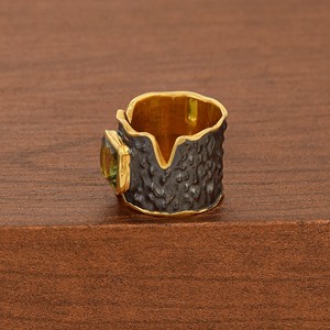 ทำด้วยมือ925แท้แหวนเงินสเตอร์ลิงประดับอัญมณี Moldavite เครื่องประดับที่ขายดีที่สุดชุบทองโรเดียมสีดำเครื่องประดับสำหรับเธอ - Product Image 4