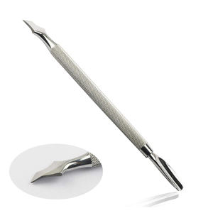 Poussoirs à cuticules d'ongles Poussoirs antidérapants en acier inoxydable de qualité supérieure pour soins personnels beauté manucure - Product Image 3
