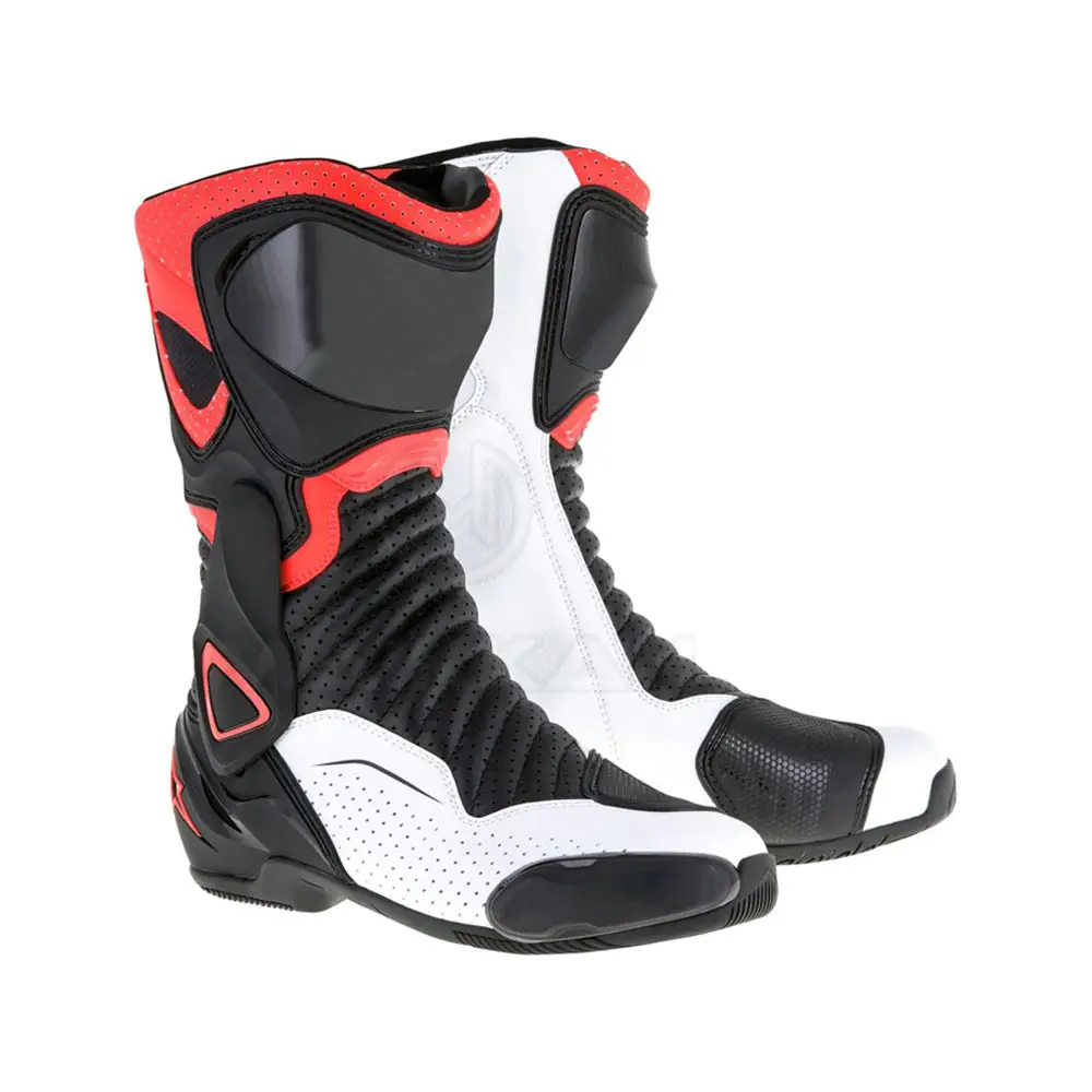 Motorcycle Shoes Riding Racing Comfortable Leather Motorbike Boot For Mens