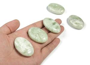หินปาล์มคริสตัลหยกสำหรับเป็นของขวัญ,พลอยบำบัดสำหรับตกแต่งงานฝีมือหินโมรา - Product Image 2