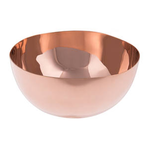 Tendance Design Vaisselle Bol De Service Alimentaire Martelé Élégant Qualité Bol En Cuivre Forme Ronde Accessoires De Cuisine - Product Image 6