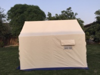 Tente de luxe imperméable en toile de haute qualité, quatre saisons, une chambre, pour l'extérieur, installation facile, glamping safari 2000-3000mm 6m2