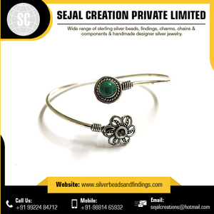 Bracelet à breloques tribal en forme de numéro en argent sterling 925 bijoux de manchette à pointe d'or pour les mariages fêtes anniversaires fiançailles - Product Image 5