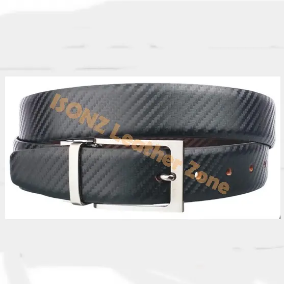 Cinturones De Cuero De doble cara De alta calidad para Hombre Hebilla De Pin Reversible Cinturones De Cuero personalizados para Hombres