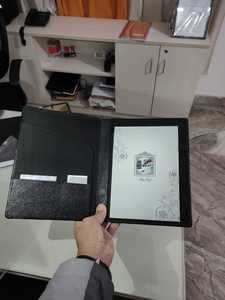 ผลิตภัณฑ์แฟ้มอเนกประสงค์,แฟ้มโฟลเดอร์หนังแท้พร้อมห่วงปากกาที่ใส่เอกสารกระเป๋าใส่ผลงาน - Product Image 3