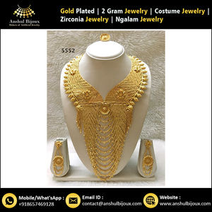 Conjunto de Joyería Africana Nueva Clásica, Hermosa, Diseño Chapado en Oro - Product Image 4