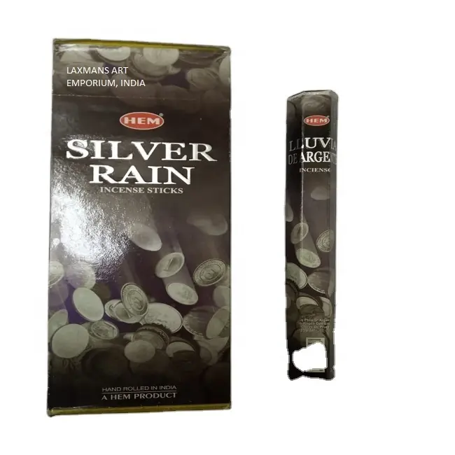 Серебряные ароматические палочки с дождевой каймой