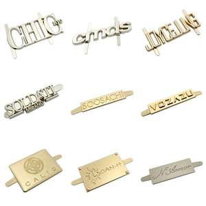 Großhandel Tasche geprägt Namens stempel Designer Label Tag Metall für Handtasche - Product Image 2