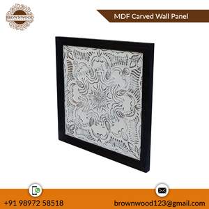 <b>MDF</b> Hand Carved Wall <b>Panel</b> Best Quality for Home and Office <b>Decoration</b> Wood Material Factory Price Sale Online Retail Suppliers - Product Image 4