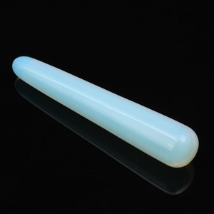 Varitas de masaje pulidas de ópalo de cristal de piedras preciosas naturales de estilo amor talladas de alta calidad, suaves para la curación del amor, venta al por mayor - Product Image 6