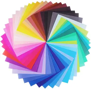 Vivid Colours Single Sided 100 Sheets 20x20cm / 8 inch Large Origami color Paper for Arts and Crafts Projects