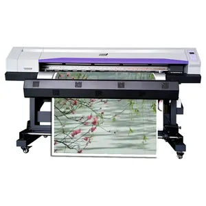 Printer spanduk 1.6 1.8m untuk dijual promosi harga printer nonair eco garansi mesin cetak kualitas kain digital bekas