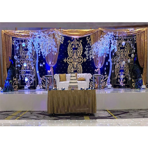 Buy Embroidered Backdrops for Mehandi Decoration Wedding Backdrop <b>Curtains</b> Decor Indian Wedding Embroidered Backdrop <b>Curtains</b> - Product Image 1