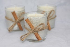Caro Scented Soy Wax Candle <b>Light</b> Gray Home Decor Vietnam - Product Image 6