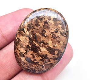 Bronzite-cabujones de bronce para joyería, piedras preciosas de color marrón, para todo tipo de joyería, mezcla de formas para el diseño de joyería, precio al por mayor - Product Image 3