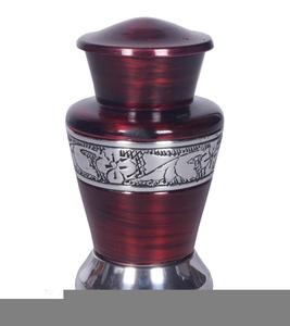 Spaniel <b>Pet</b> Cremation Urn, Six Side American Keepsake Urn For Human Ashes Small Blue Fire Keepsake Urn - Product Image 5