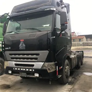 Usedトラックトラクターユニットsinotruk howoトラックヘッドトラクター375HP 380HP 371HP A7 420 HP原動機トラック