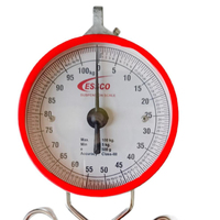 Meilleure balance circulaire suspendue 10 kg / 50 kg / 100 kg avec crochet mécanique en acier inoxydable pour usage commercial ou domestique