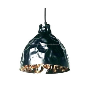 Popular Design Hanging Pendant <b>Lamp</b> Bottom Folded Industrial Design Metal Dome Pendant <b>Shade</b> for Living Room Lighting - Product Image 6