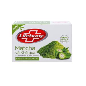 Jabón antibacteriano para lavarse las manos con matcha y melón amargo 90g - Product Image 1