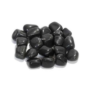 Piedra caída de cristal de obsidiana negra, artesanía de piedras preciosas semipreciosas a la venta - Product Image 4