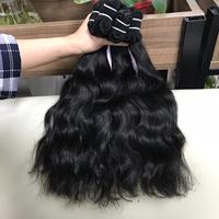 Fournisseurs de Cheveux Vierges Bruts Vietnamiens, Lots de Cheveux Humains Ondulés Naturels pour Tête Complète, Prix de Gros OEM ODM