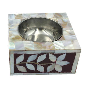 Dining Room Decorative Mother Of Pearl Bone Inlay Bakhoor Burner - Product Image 1