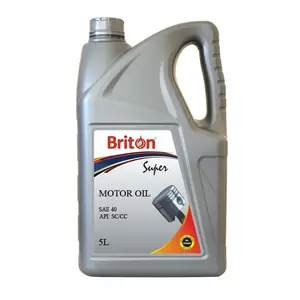 Aceite de Motor de gasolina Monograde Briton SAE 40 SC, lubricantes automotrices, precio barato, aceite virgen en Dubái