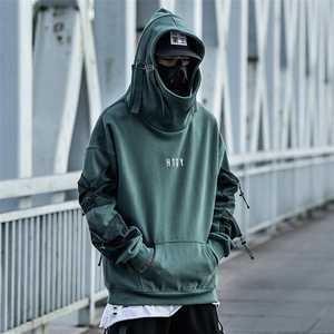 Sudadera con Capucha Cyberpunk Techwear para Hombre Ropa Streetwear Japonesa - Product Image 4