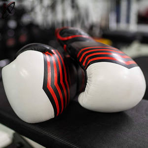 High Quality Genuine Cowhide Leather Boxing Gloves for <b>Punch</b> <b>Bag</b> Pads & Sparring Training Top Martial Arts Gear - Product Image 4