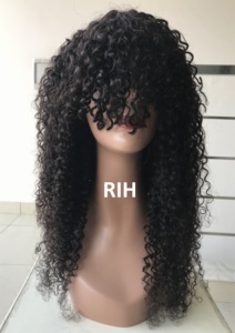 วิกผมคนสั้นสไตล์บราซิลเลียนสำหรับผู้หญิง,วิกผมคนผมหยิกหยักศกสั้นผมเรมี่สีธรรมชาติ - Product Image 2