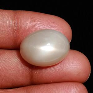 Piedra lunar blanca Natural de calidad AA, cabujón ovalado de 7x9mm, piedras preciosas sueltas súper llamativas, lotes al por mayor - Product Image 3
