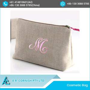2020 New Arrival Modern Design Personalized <b>Small</b> Cotton Organic Handy Cosmetic Zip <b>Bag</b> - Product Image 2