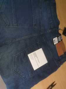 กางเกงยีนส์ผ้าฝ้ายย้อมสีชายผ้ายีนส์ผ้ายีนส์ย้อมสีแบบนิ่มแบรนด์ดังผ้าฝ้าย100% - Product Image 6