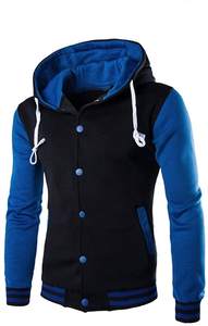 Veste universitaire d'hiver à coupe ajustée pour hommes personnalisée Design camouflage avec col montant pour les étudiants - Product Image 5