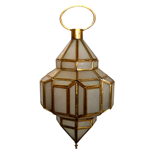 Moroccan Handmade <b>Decorative</b> <b>Lantern</b> Candle Holder Antique Gold Wedding Metal <b>Lantern</b> - Product Image 1