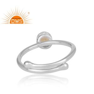 925ปรับเงินสเตอร์ลิงธรรมชาติซิทรินพลอยซ้อนแหวนสำหรับผู้หญิงเครื่องประดับผู้ผลิต - Product Image 4