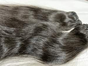 ที่ดีที่สุดในคุณภาพนามสกุลผมมนุษย์ธรรมชาติที่มีหนังกำพร้าชิดรวมกลุ่มผมหยักลึกและเนียนตรงผมมนุษย์ - Product Image 3