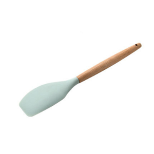 Juego de utensilios de cocina <span class=keywords><strong>profesional</strong></span> Espátula de <span class=keywords><strong>silicona</strong></span> resistente al calor con soporte de mango de madera Apto para lavavajillas Tamaño M - Product Image 6